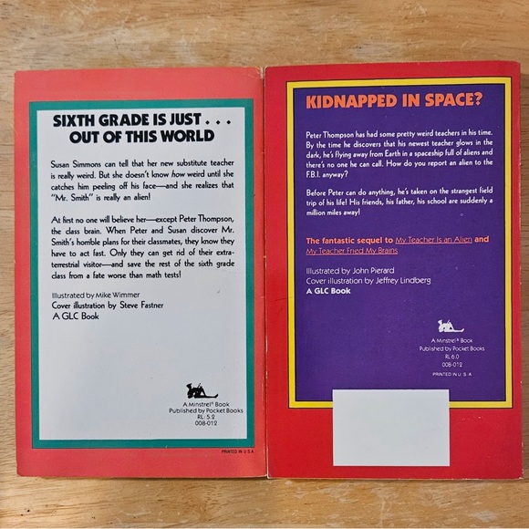 My Teacher is an Alien & Glows in the Dark Books - Picture 2 of 2